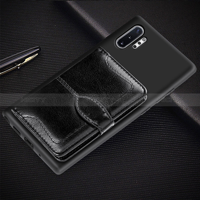 Custodia Silicone Ultra Sottile Morbida Cover con Magnetico S08D per Samsung Galaxy Note 10 Plus 5G