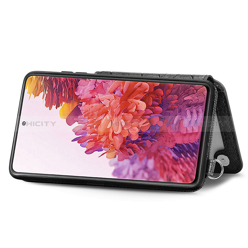 Custodia Silicone Ultra Sottile Morbida Cover con Magnetico S08D per Samsung Galaxy S20 FE 4G