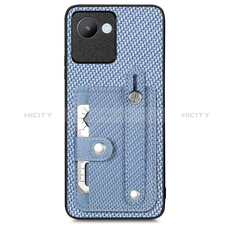 Custodia Silicone Ultra Sottile Morbida Cover con Magnetico S09D per Realme C30