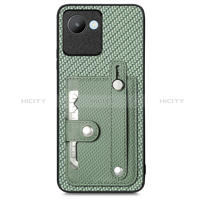 Custodia Silicone Ultra Sottile Morbida Cover con Magnetico S09D per Realme C30