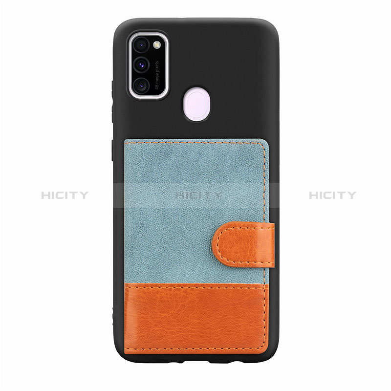 Custodia Silicone Ultra Sottile Morbida Cover con Magnetico S09D per Samsung Galaxy M30s