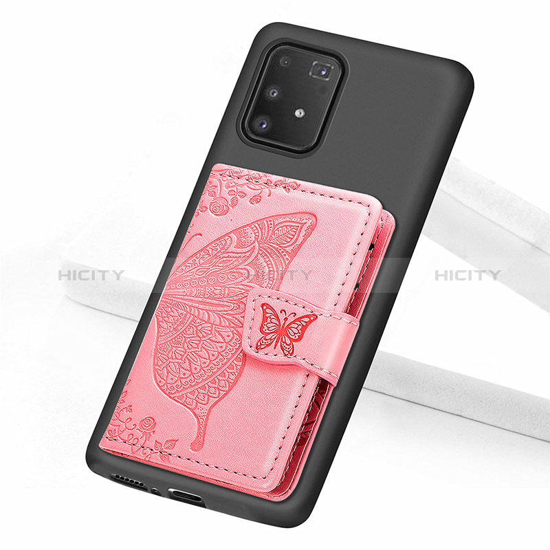 Custodia Silicone Ultra Sottile Morbida Cover con Magnetico S09D per Samsung Galaxy M80S