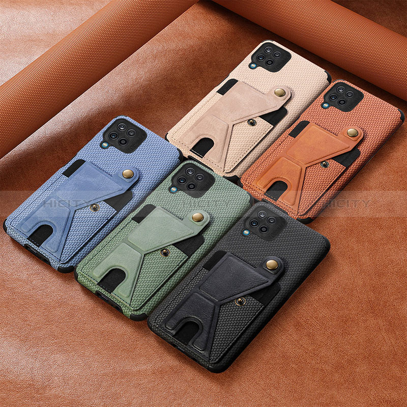 Custodia Silicone Ultra Sottile Morbida Cover con Magnetico S10D per Samsung Galaxy A12 Nacho