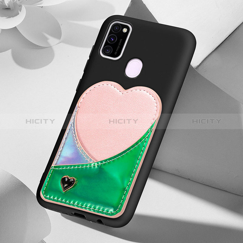 Custodia Silicone Ultra Sottile Morbida Cover con Magnetico S10D per Samsung Galaxy M21