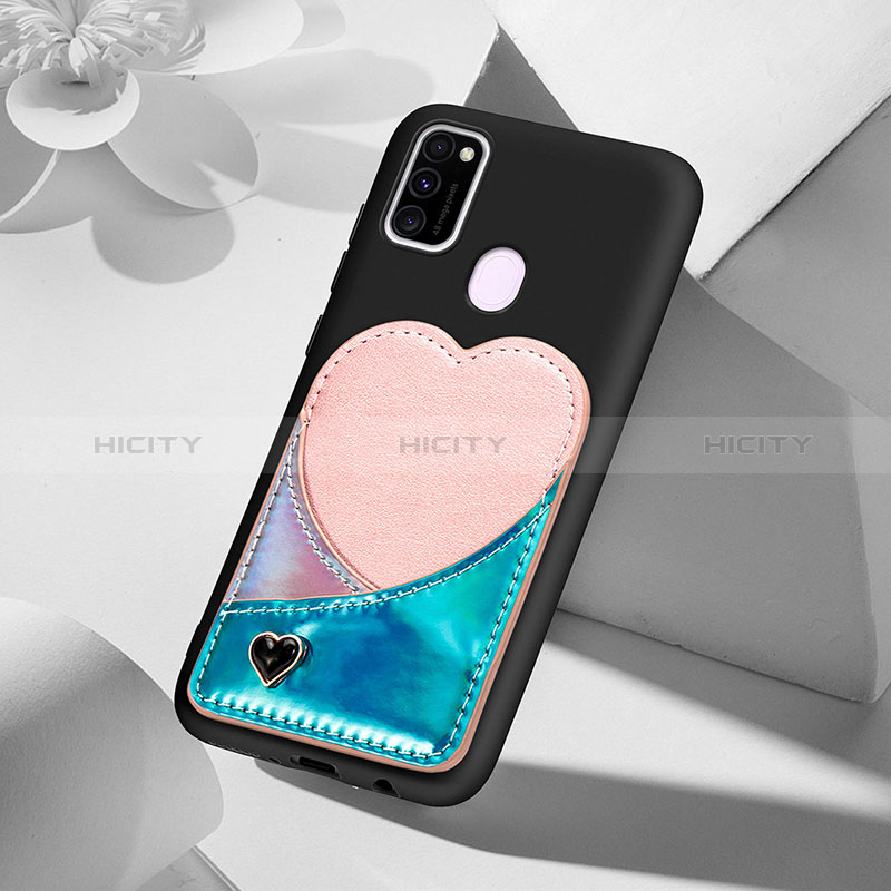 Custodia Silicone Ultra Sottile Morbida Cover con Magnetico S10D per Samsung Galaxy M30s