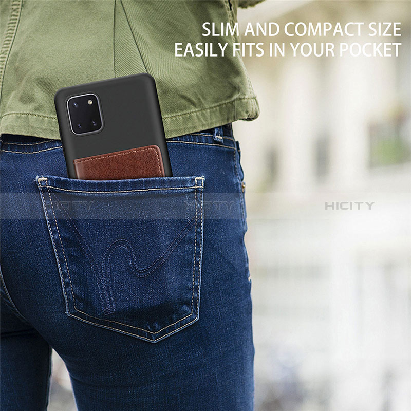 Custodia Silicone Ultra Sottile Morbida Cover con Magnetico S10D per Samsung Galaxy M60s