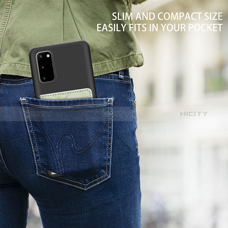 Custodia Silicone Ultra Sottile Morbida Cover con Magnetico S10D per Samsung Galaxy S20 5G