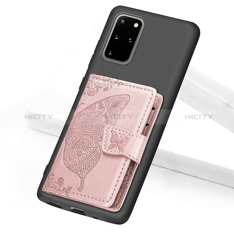 Custodia Silicone Ultra Sottile Morbida Cover con Magnetico S11D per Samsung Galaxy S20 Plus 5G