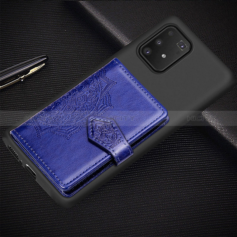 Custodia Silicone Ultra Sottile Morbida Cover con Magnetico S12D per Samsung Galaxy S10 Lite