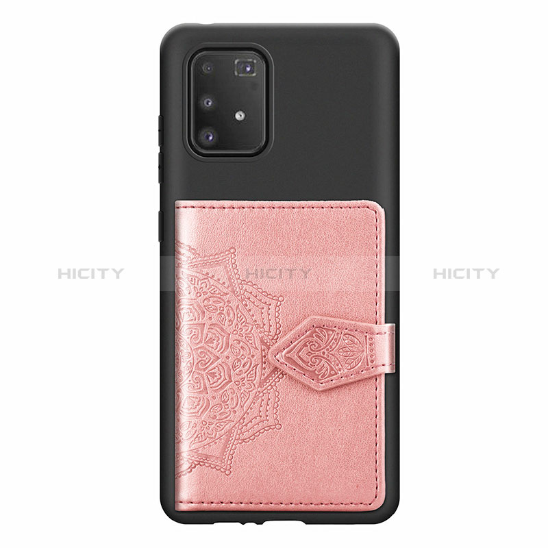 Custodia Silicone Ultra Sottile Morbida Cover con Magnetico S12D per Samsung Galaxy S10 Lite