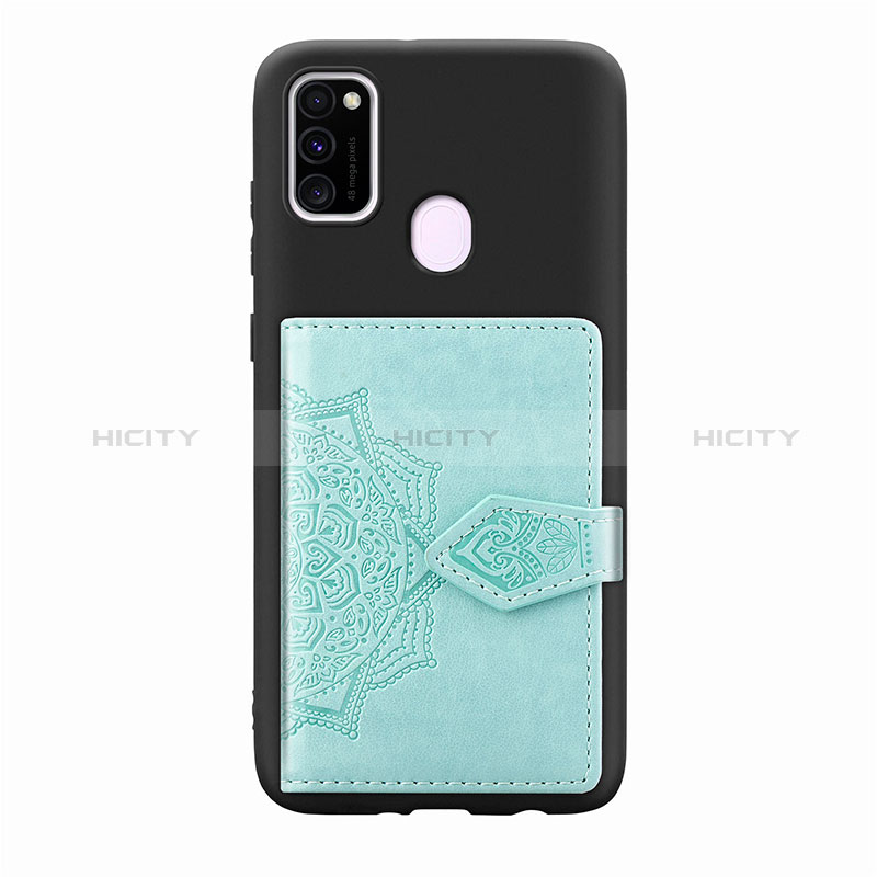 Custodia Silicone Ultra Sottile Morbida Cover con Magnetico S13D per Samsung Galaxy M30s