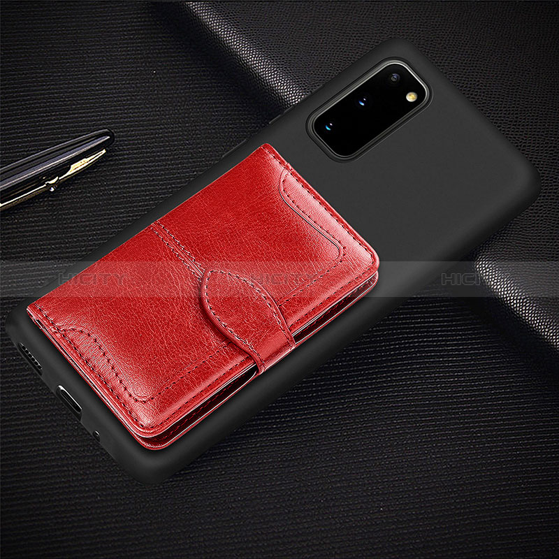 Custodia Silicone Ultra Sottile Morbida Cover con Magnetico S13D per Samsung Galaxy S20 5G