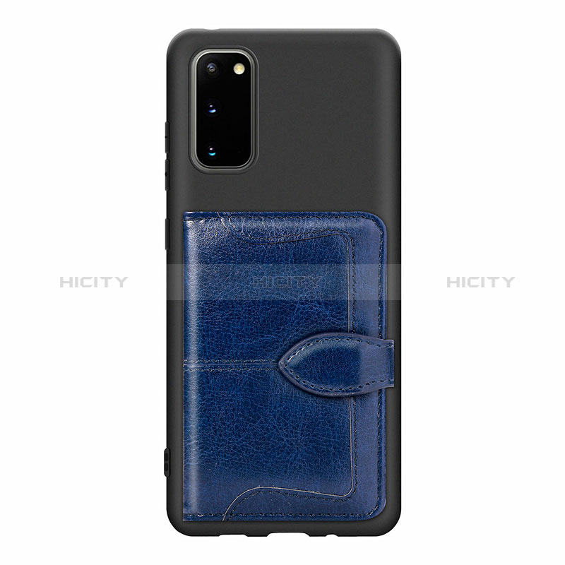 Custodia Silicone Ultra Sottile Morbida Cover con Magnetico S13D per Samsung Galaxy S20