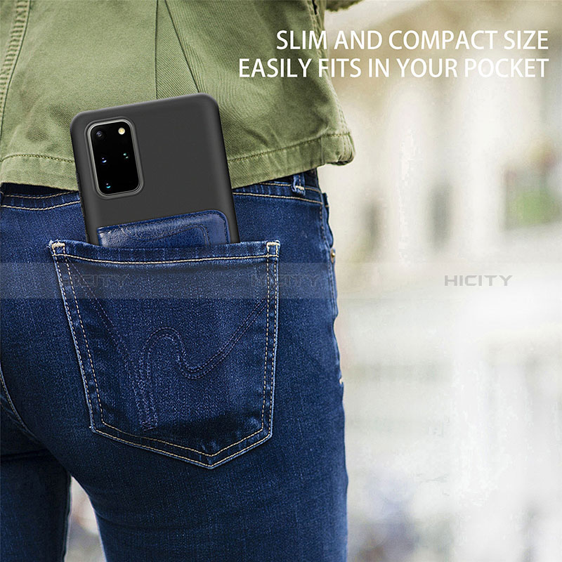 Custodia Silicone Ultra Sottile Morbida Cover con Magnetico S14D per Samsung Galaxy S20 Plus 5G
