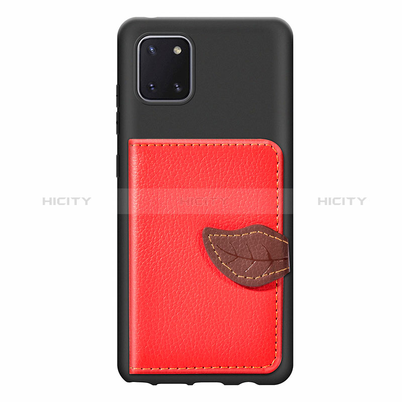 Custodia Silicone Ultra Sottile Morbida Cover con Magnetico S15D per Samsung Galaxy A81