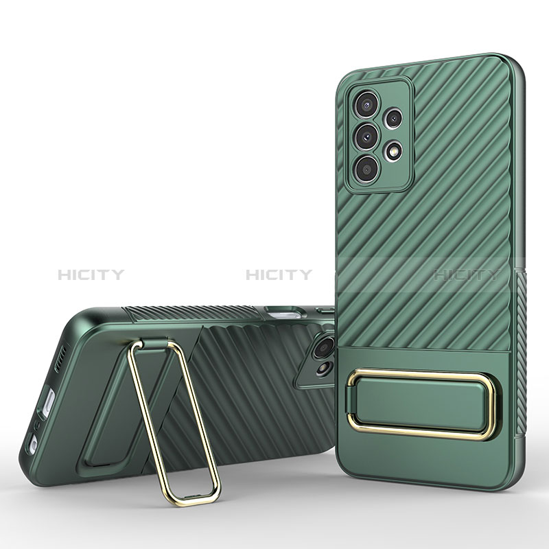 Custodia Silicone Ultra Sottile Morbida Cover con Supporto KC1 per Samsung Galaxy A13 4G