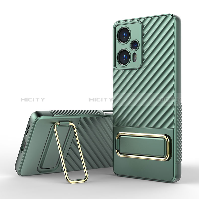 Custodia Silicone Ultra Sottile Morbida Cover con Supporto KC1 per Xiaomi Redmi Note 12 Turbo 5G