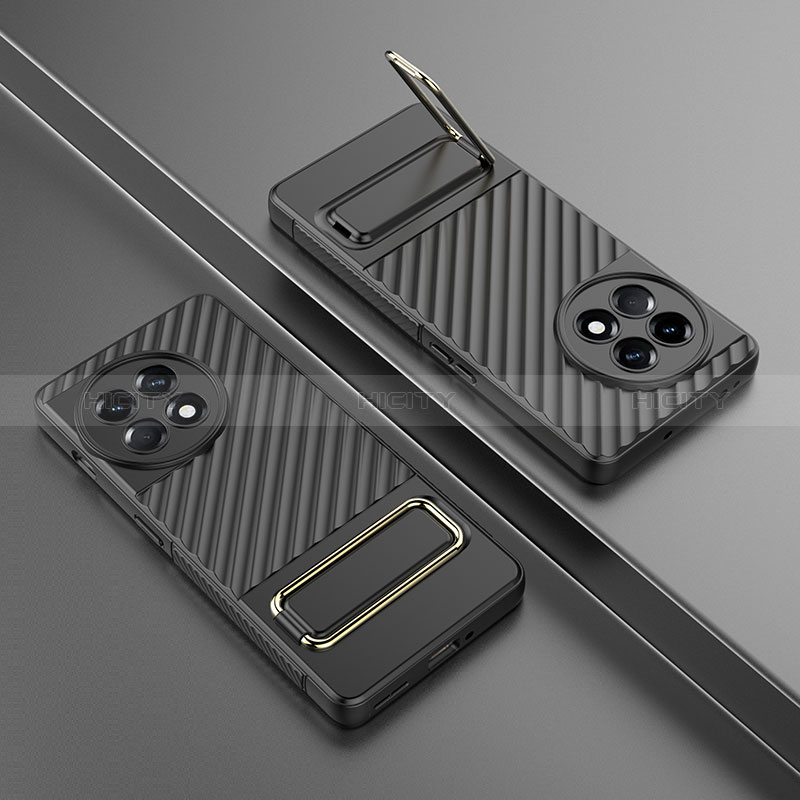 Custodia Silicone Ultra Sottile Morbida Cover con Supporto KC3 per OnePlus 11R 5G