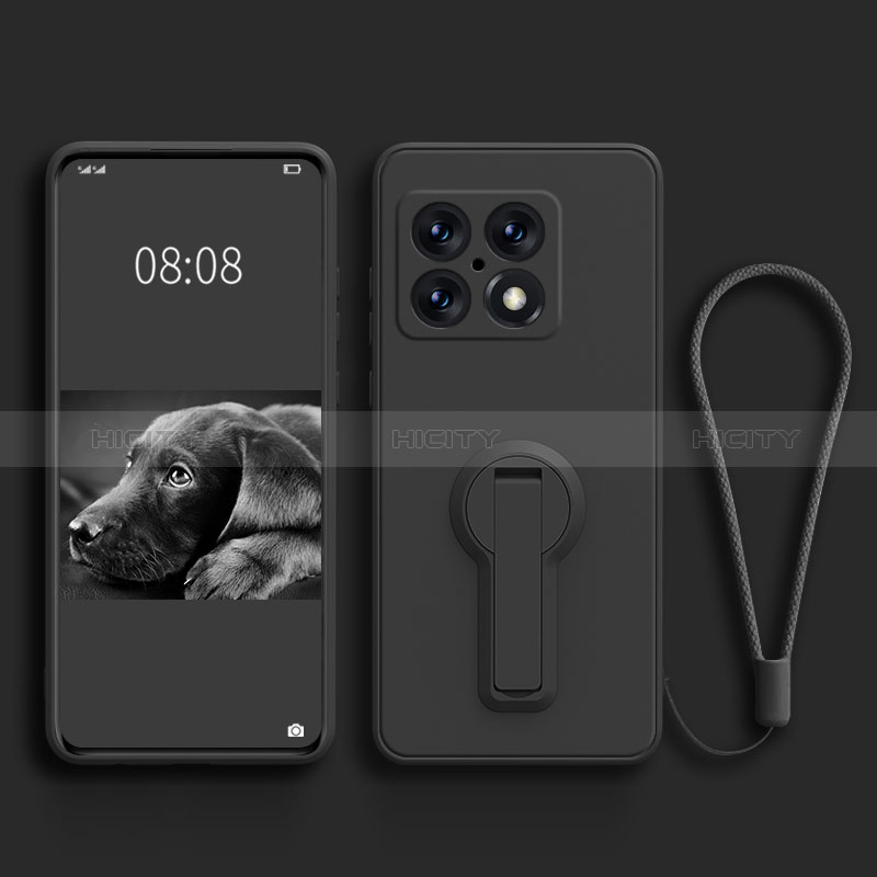 Custodia Silicone Ultra Sottile Morbida Cover con Supporto per OnePlus 10 Pro 5G