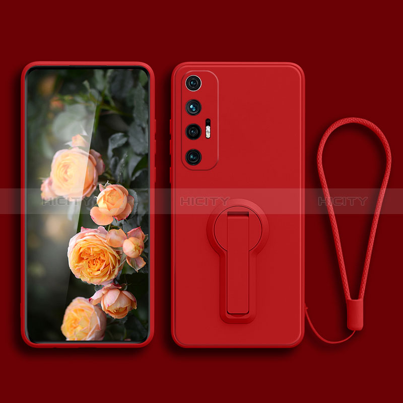 Custodia Silicone Ultra Sottile Morbida Cover con Supporto per Xiaomi Mi 10S 5G