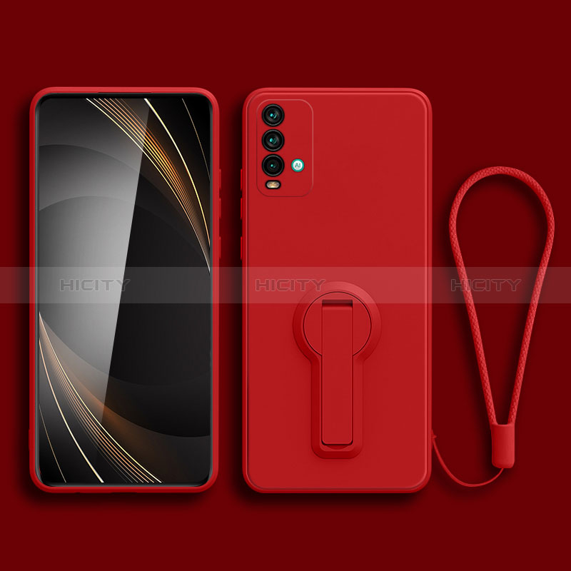 Custodia Silicone Ultra Sottile Morbida Cover con Supporto per Xiaomi Redmi 9 Power