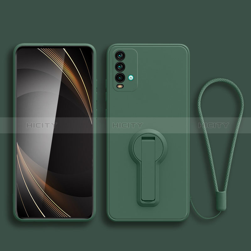 Custodia Silicone Ultra Sottile Morbida Cover con Supporto per Xiaomi Redmi 9 Power