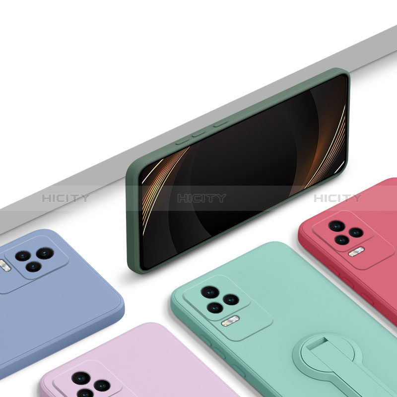 Custodia Silicone Ultra Sottile Morbida Cover con Supporto per Xiaomi Redmi K50 Pro 5G