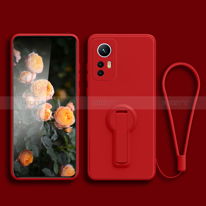 Custodia Silicone Ultra Sottile Morbida Cover con Supporto per Xiaomi Redmi K50 Ultra 5G