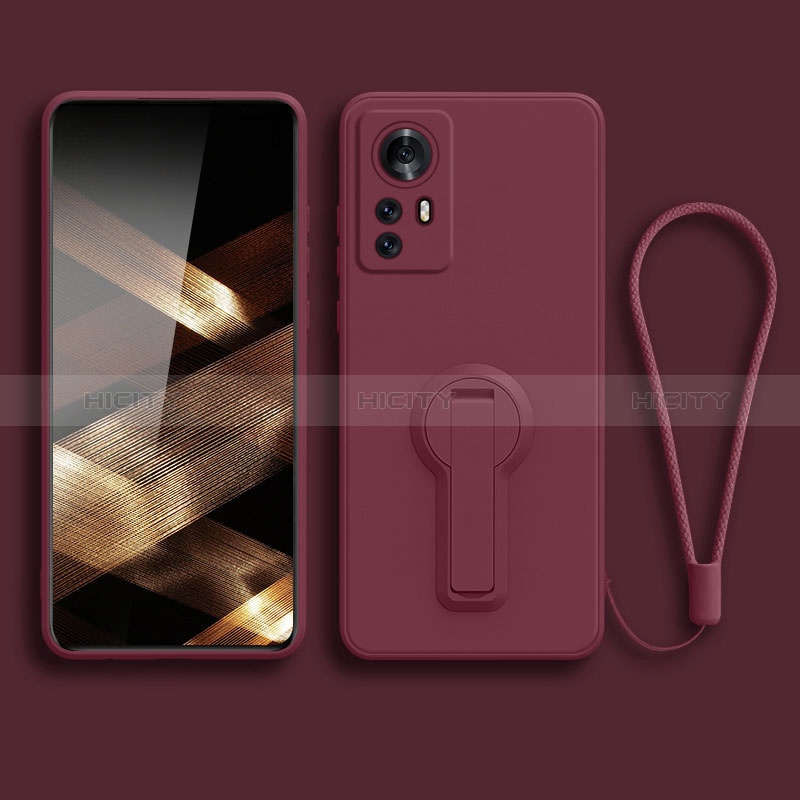 Custodia Silicone Ultra Sottile Morbida Cover con Supporto per Xiaomi Redmi Note 12S