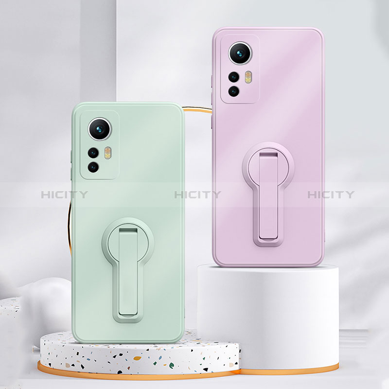 Custodia Silicone Ultra Sottile Morbida Cover con Supporto per Xiaomi Redmi Note 12S