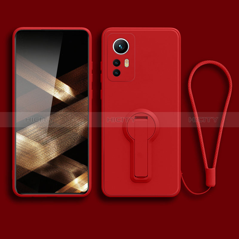 Custodia Silicone Ultra Sottile Morbida Cover con Supporto per Xiaomi Redmi Note 12S