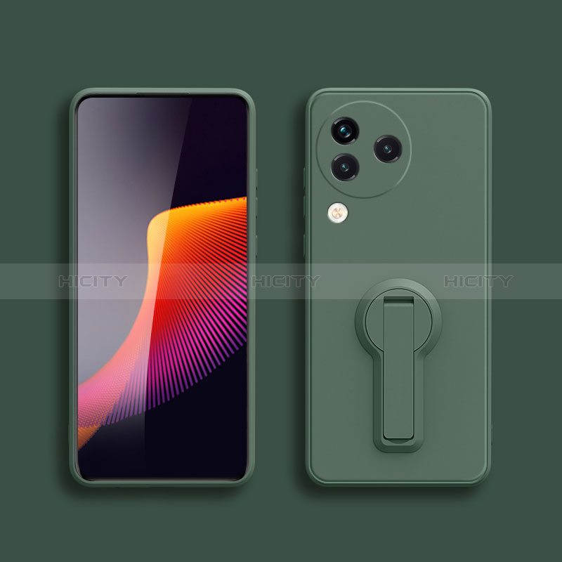 Custodia Silicone Ultra Sottile Morbida Cover con Supporto S01 per Xiaomi Civi 3 5G