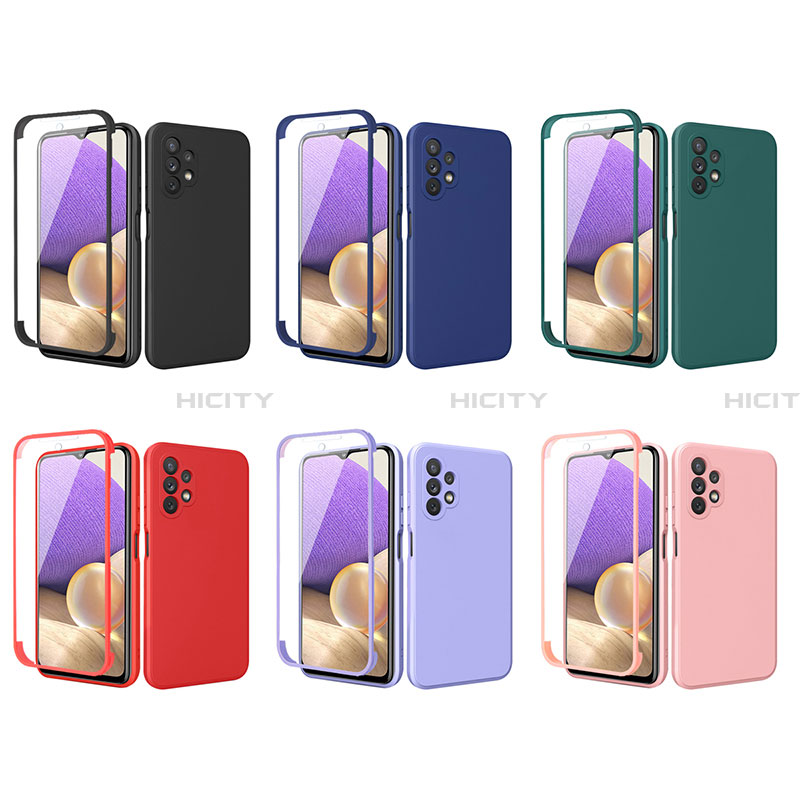 Custodia Silicone Ultra Sottile Morbida Cover Fronte e Retro 360 Gradi MJ1 per Samsung Galaxy A32 4G