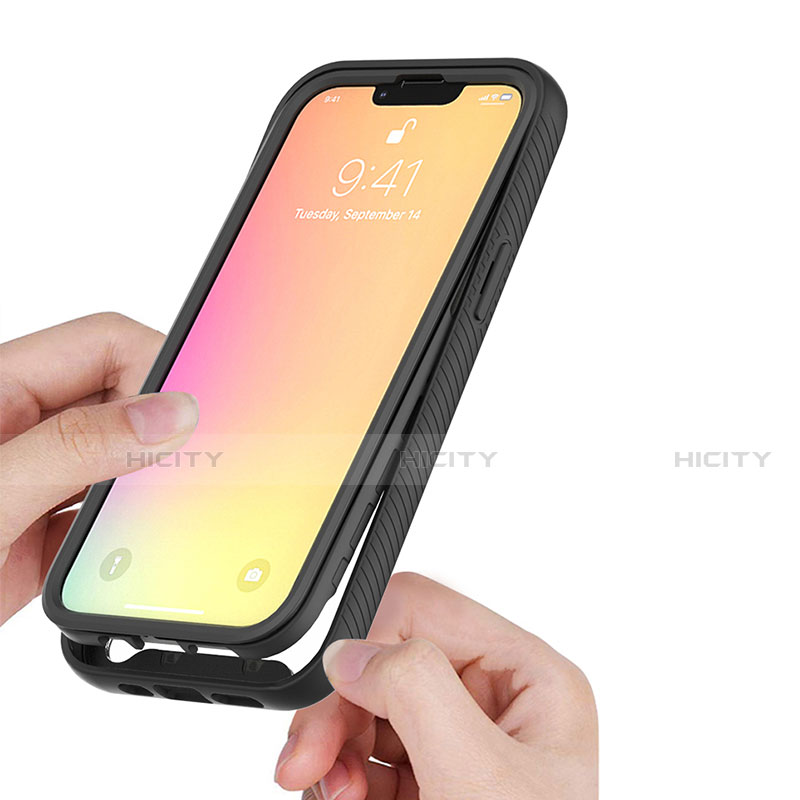 Custodia Silicone Ultra Sottile Morbida Cover Fronte e Retro 360 Gradi per Apple iPhone 14 Plus