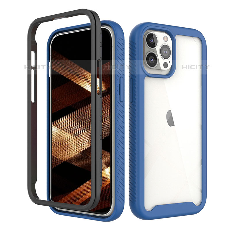 Custodia Silicone Ultra Sottile Morbida Cover Fronte e Retro 360 Gradi per Apple iPhone 15 Pro