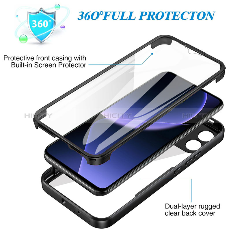 Custodia Silicone Ultra Sottile Morbida Cover Fronte e Retro 360 Gradi per Xiaomi Mi 13T Pro 5G