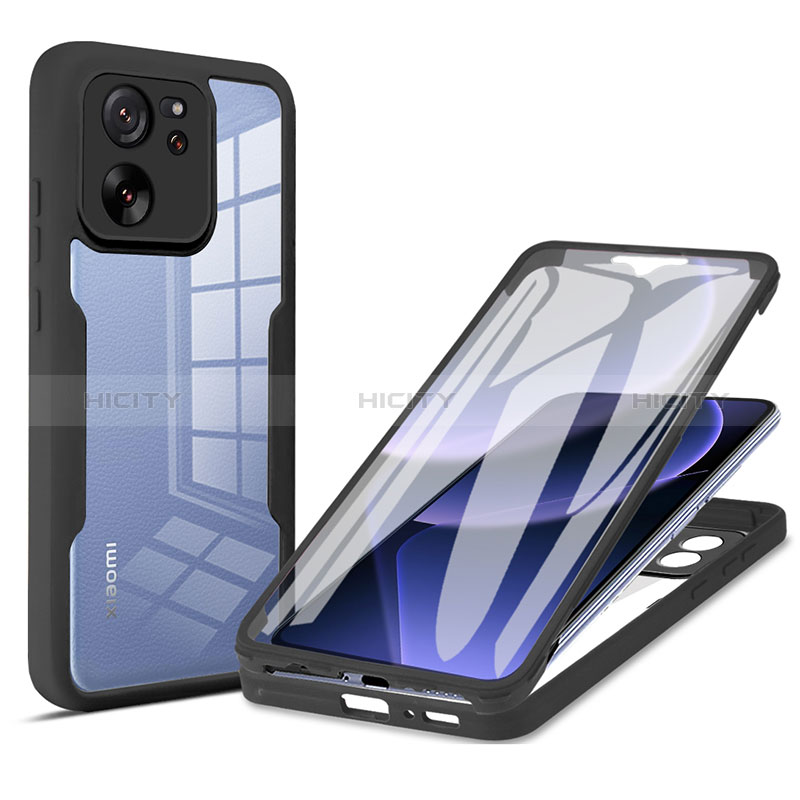 Custodia Silicone Ultra Sottile Morbida Cover Fronte e Retro 360 Gradi per Xiaomi Redmi K60 Ultra 5G