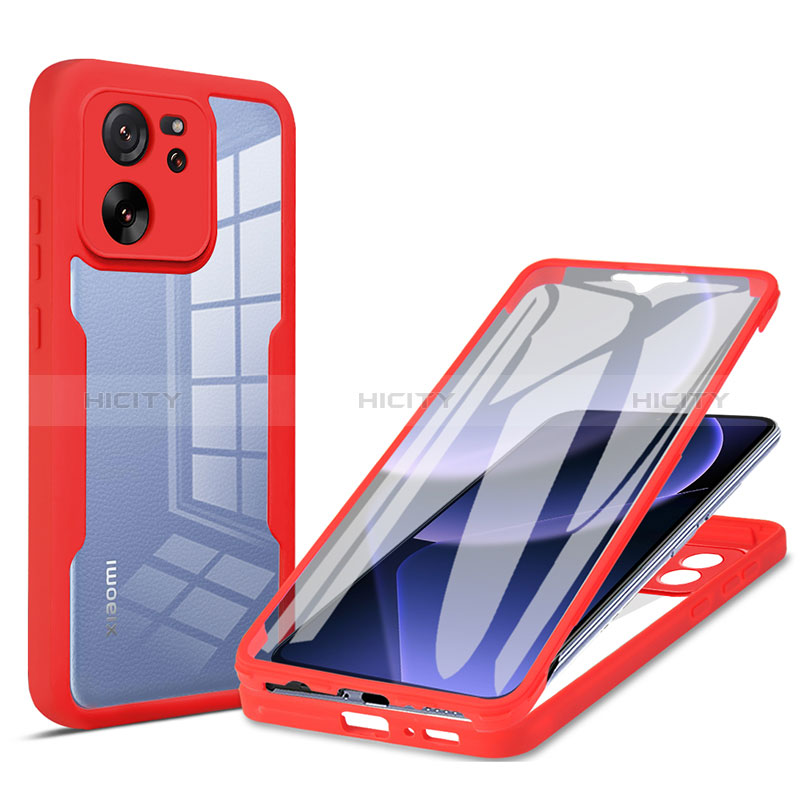 Custodia Silicone Ultra Sottile Morbida Cover Fronte e Retro 360 Gradi per Xiaomi Redmi K60 Ultra 5G