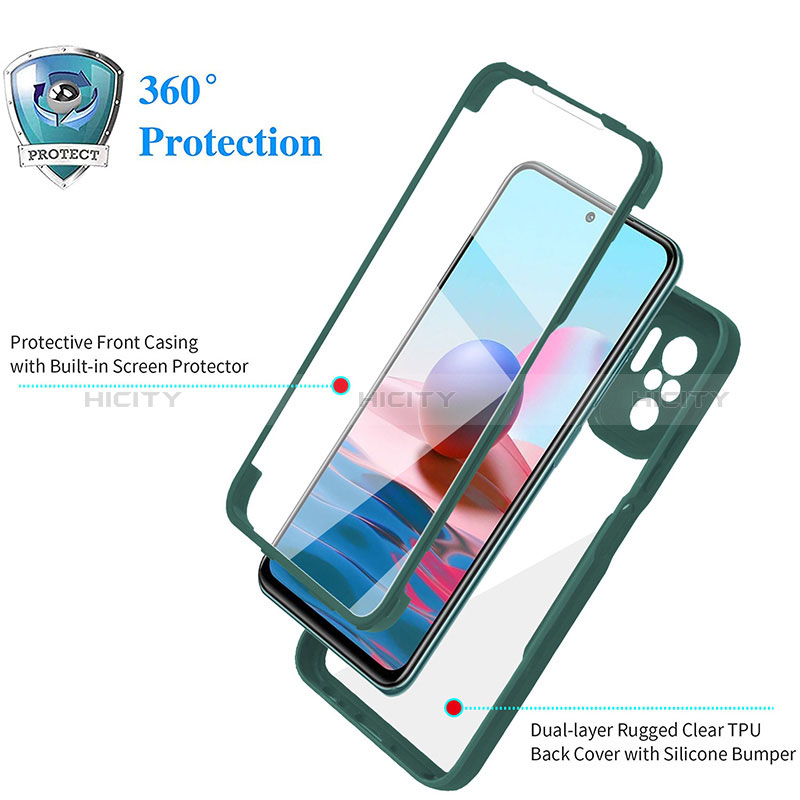 Custodia Silicone Ultra Sottile Morbida Cover Fronte e Retro 360 Gradi per Xiaomi Redmi Note 11 SE India 4G