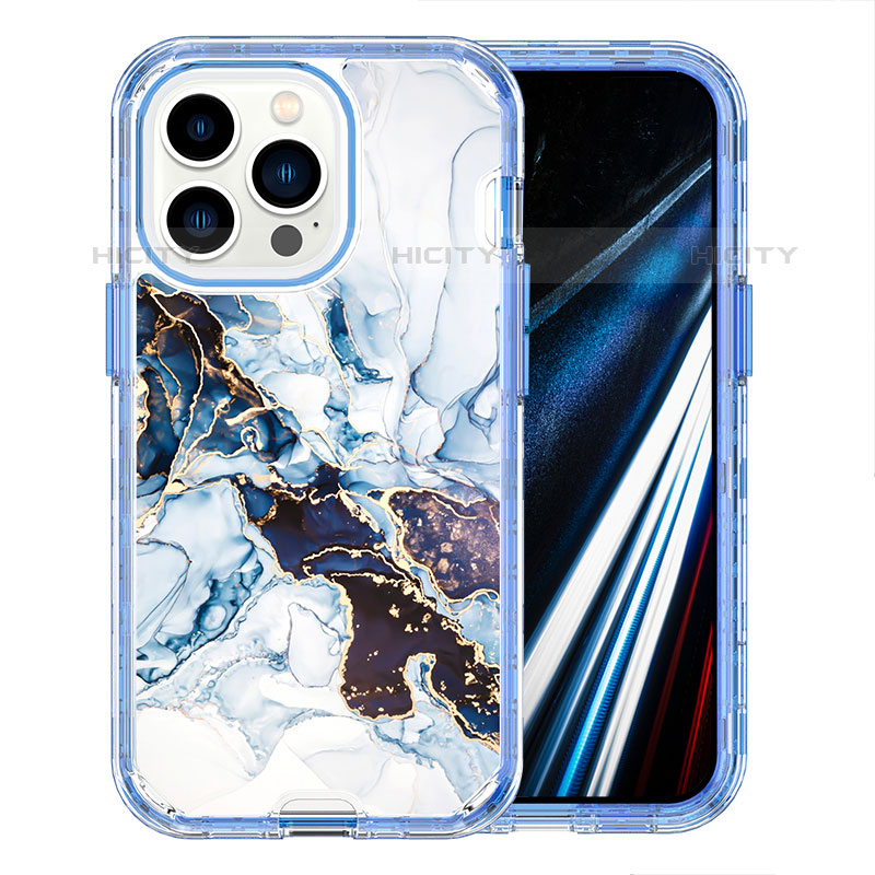 Custodia Silicone Ultra Sottile Morbida Cover Fronte e Retro 360 Gradi YJ1 per Apple iPhone 15 Pro