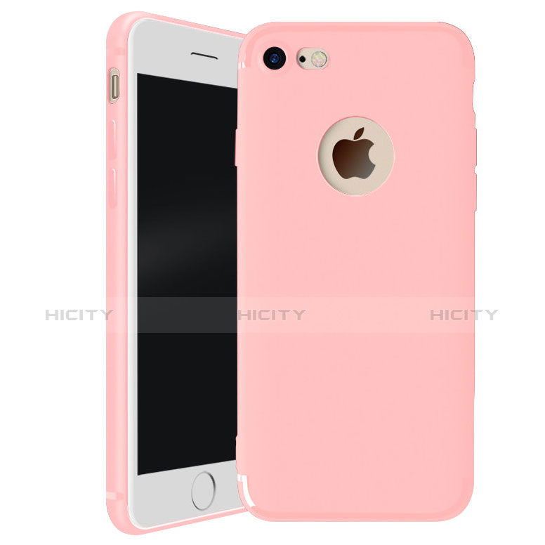 Custodia Silicone Ultra Sottile Morbida Cover H01 per Apple iPhone 8 Rosa