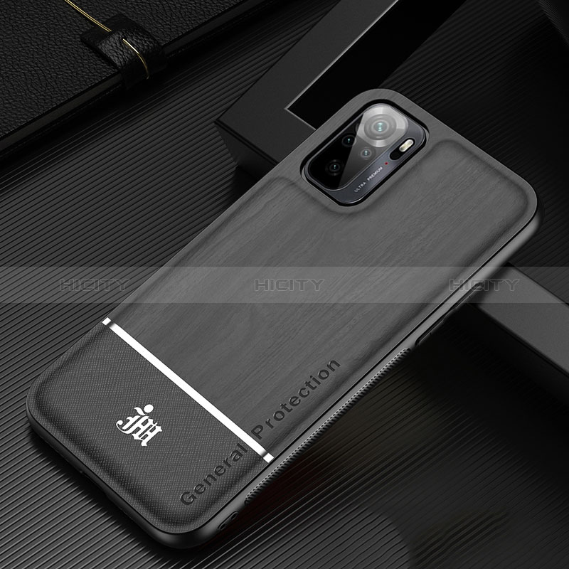 Custodia Silicone Ultra Sottile Morbida Cover JM1 per Xiaomi Redmi Note 10S 4G Nero