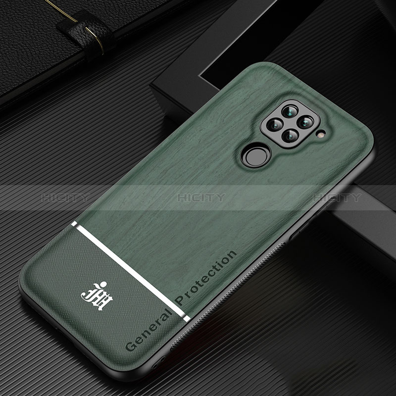 Custodia Silicone Ultra Sottile Morbida Cover JM1 per Xiaomi Redmi Note 9 Verde