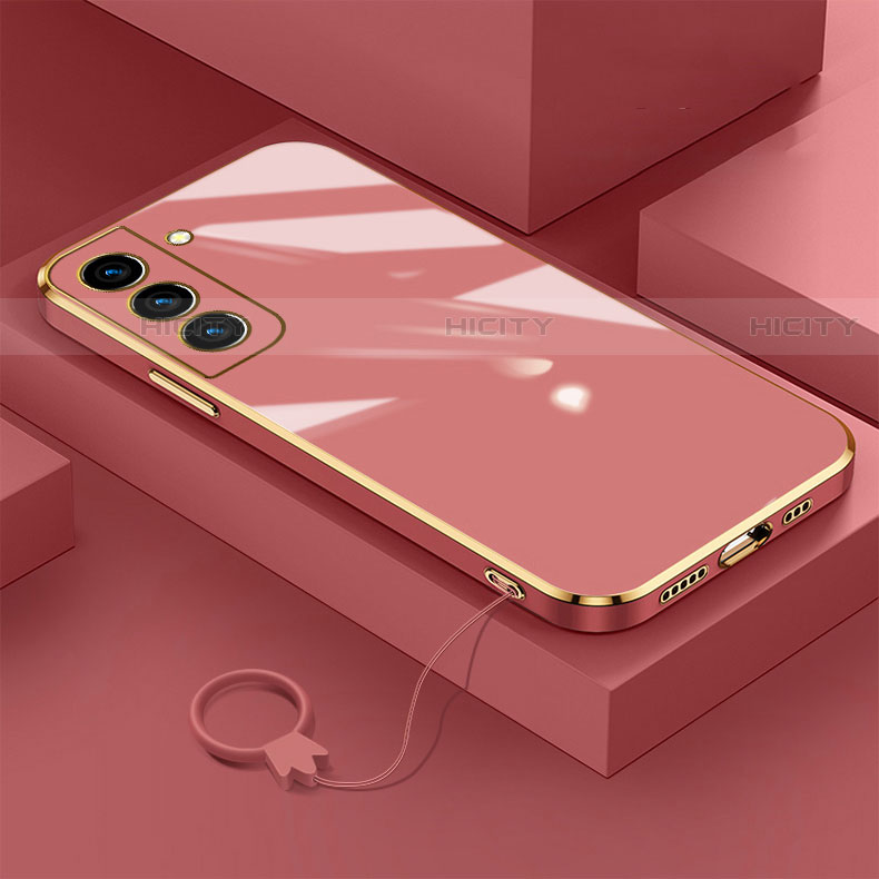 Custodia Silicone Ultra Sottile Morbida Cover M01 per Samsung Galaxy S21 FE 5G Rosso