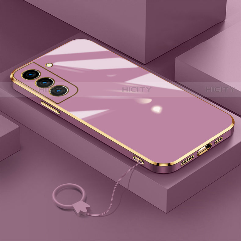 Custodia Silicone Ultra Sottile Morbida Cover M01 per Samsung Galaxy S21 FE 5G Viola