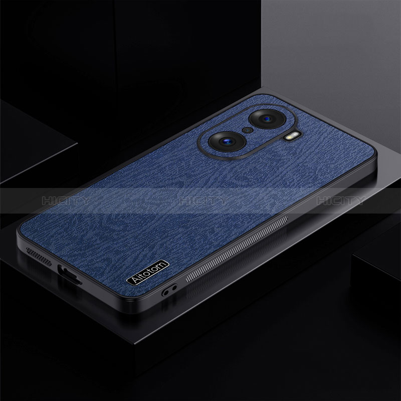 Custodia Silicone Ultra Sottile Morbida Cover PB1 per Huawei Honor 60 Pro 5G Blu