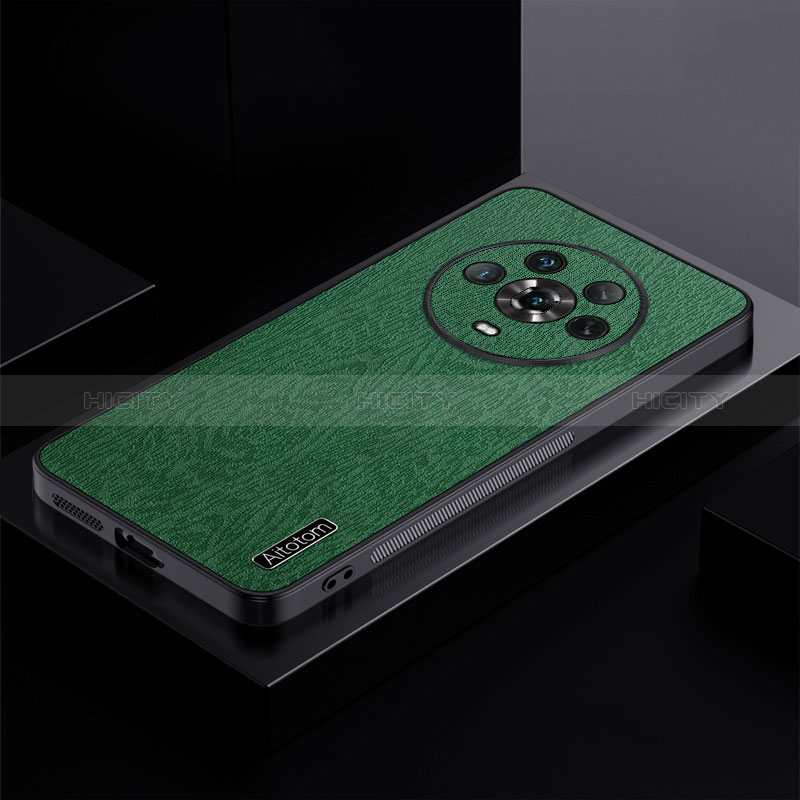 Custodia Silicone Ultra Sottile Morbida Cover PB1 per Huawei Honor Magic4 5G Verde