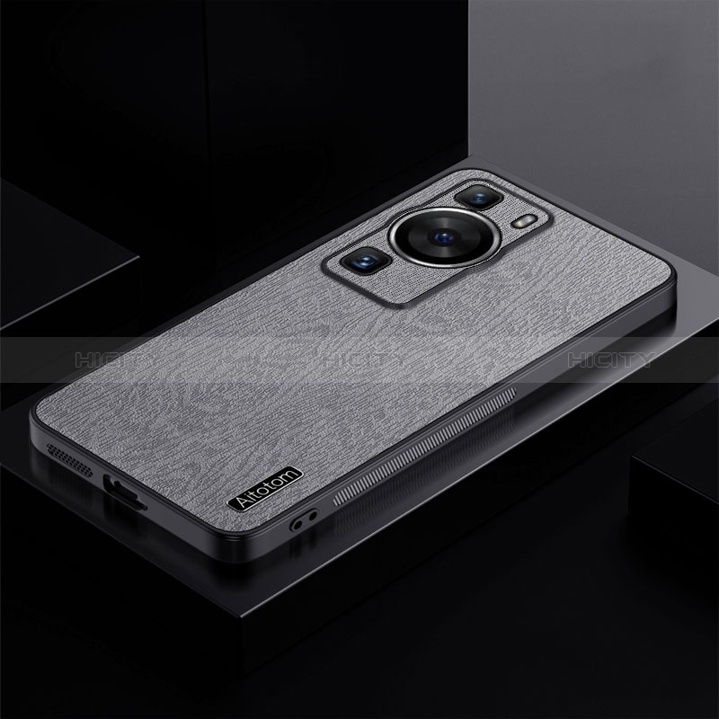 Custodia Silicone Ultra Sottile Morbida Cover PB1 per Huawei P60 Pro Grigio