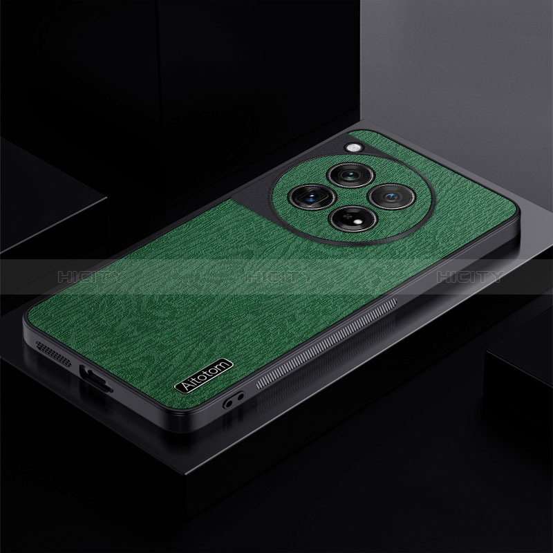 Custodia Silicone Ultra Sottile Morbida Cover PB1 per OnePlus 12 5G Verde