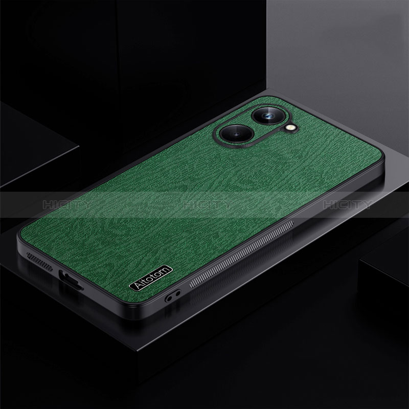 Custodia Silicone Ultra Sottile Morbida Cover PB1 per Realme 10 Pro 5G Verde